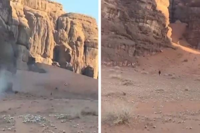 شاهد.. لحظة العثور على مفقودي بجدة بالقرب من تبوك.. والكشف عن حالتهما الصحية (فيديو)