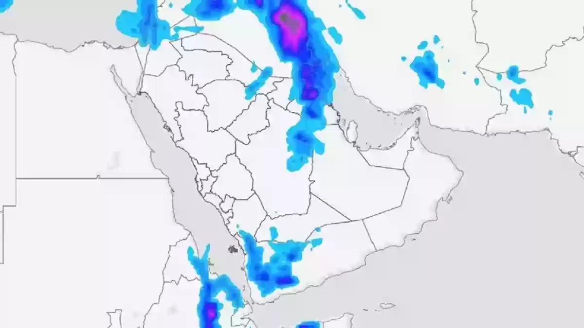 الأرصاد السعودية.. كتل هوائية باردة وأمطار رعدية على عدد من مناطق المملكة