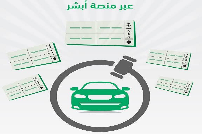 اكتشف كيف تشتري لوحات مرور مميزة بسهولة عبر مزاد اللوحات الإلكتروني أبشر في السعودية!