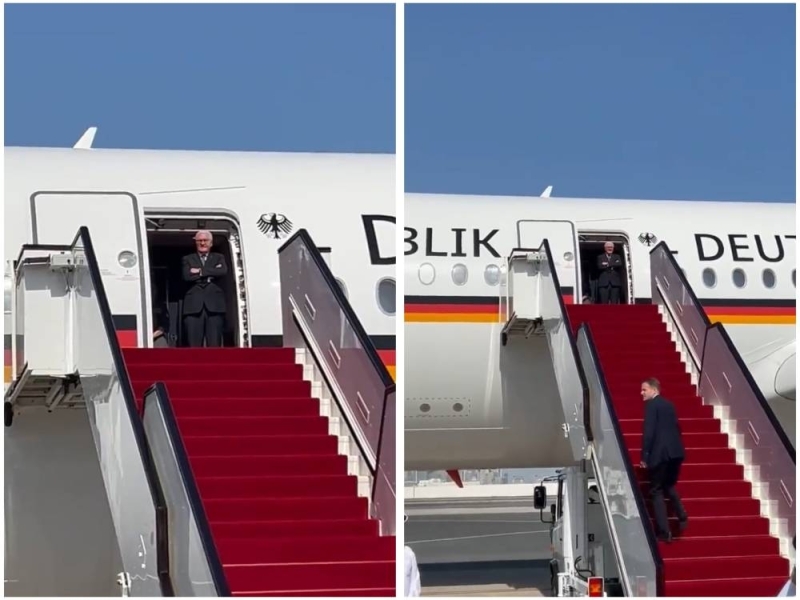 قطر تتعامل مع الرئيس الألماني بطريقة مذلة ومهينة وغير لائقة ( فيديو صادم )